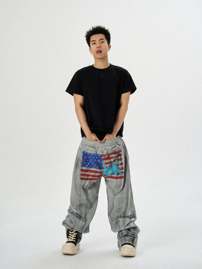 KARMANISTIC Standard Logo Embroidery Boxy Fit Tee | Face 3 Face