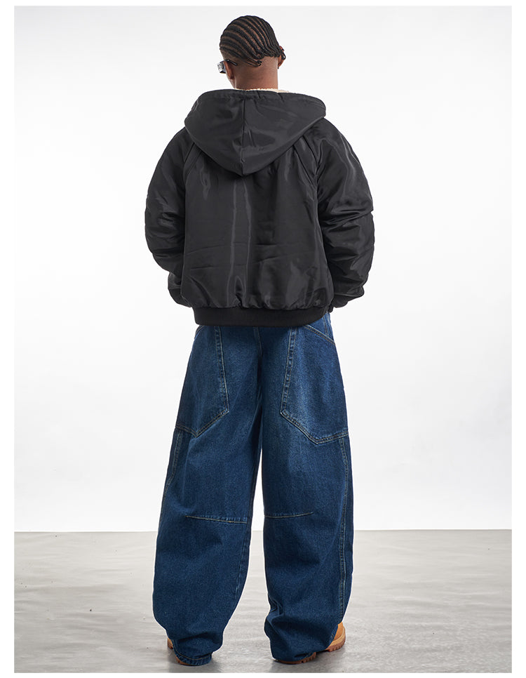 F3F Select Reversible Sherpa Fleece Hooded Jacket | Face 3 Face