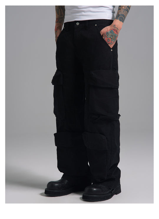 S45 Logo Embroidered Cargo Pants | Face 3 Face