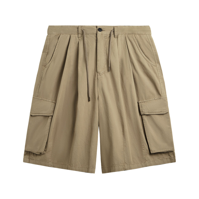 F3F Select Multi Pocket Two Tuck Wide Work Cargo Shorts