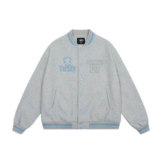 Racer varsity jacket | Achock College Embroidery Varsity Jacket | Face 3 Face