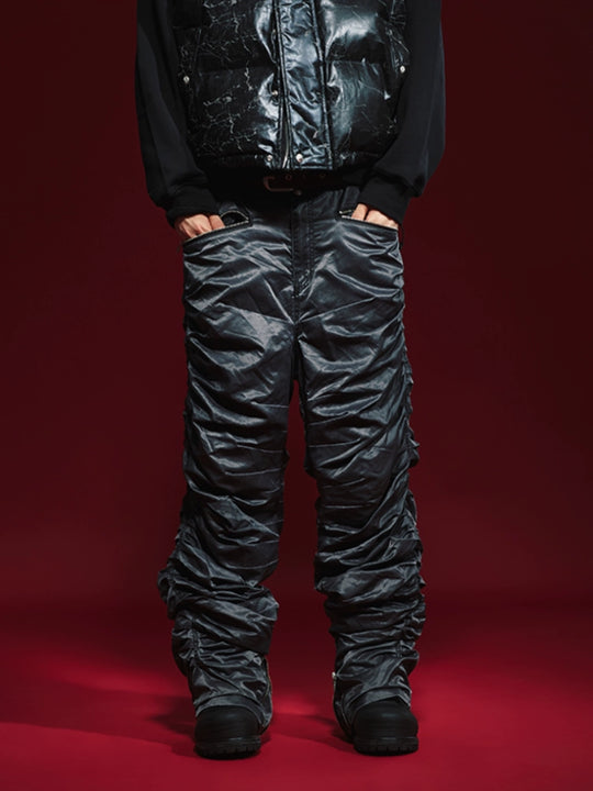 Remedy Heavy Pleated Zipper Pants | Face 3 Face