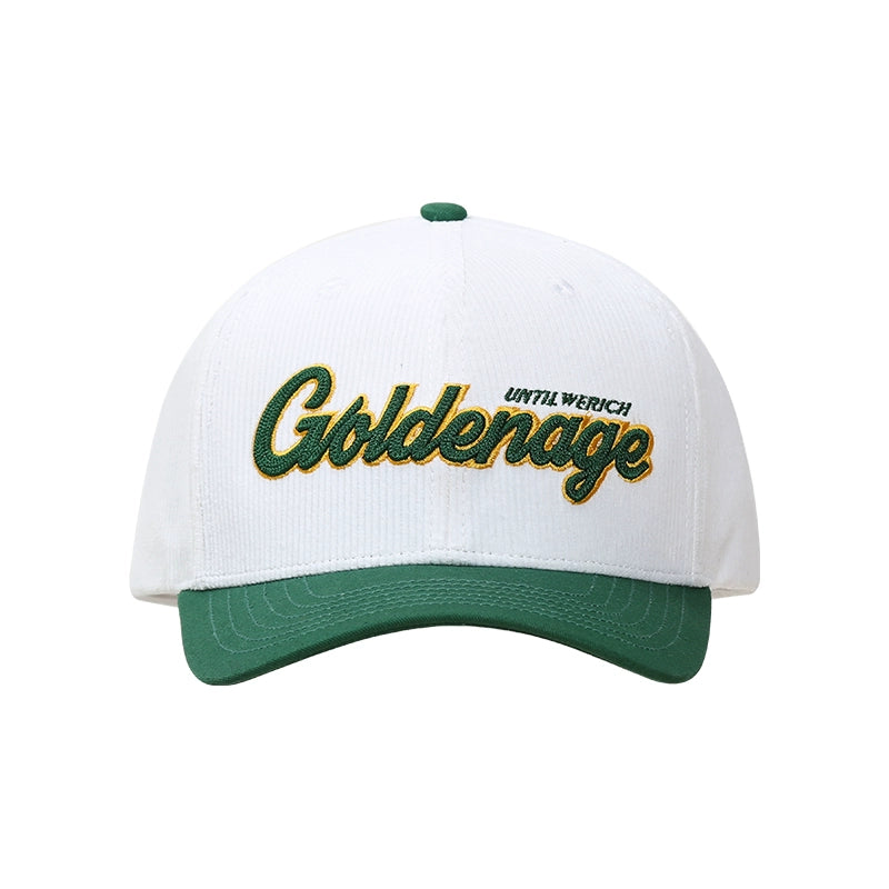 UNTILWERICH 3D Embroidered Corduroy Baseball Cap | Face 3 Face