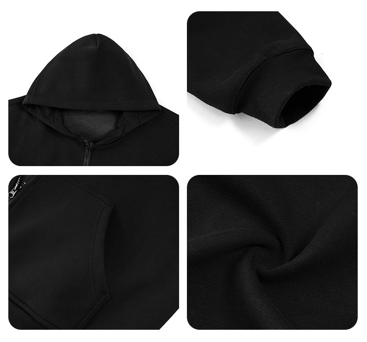 F3F Select Basic Oversize Zip Up Hoodie | Face 3 Face