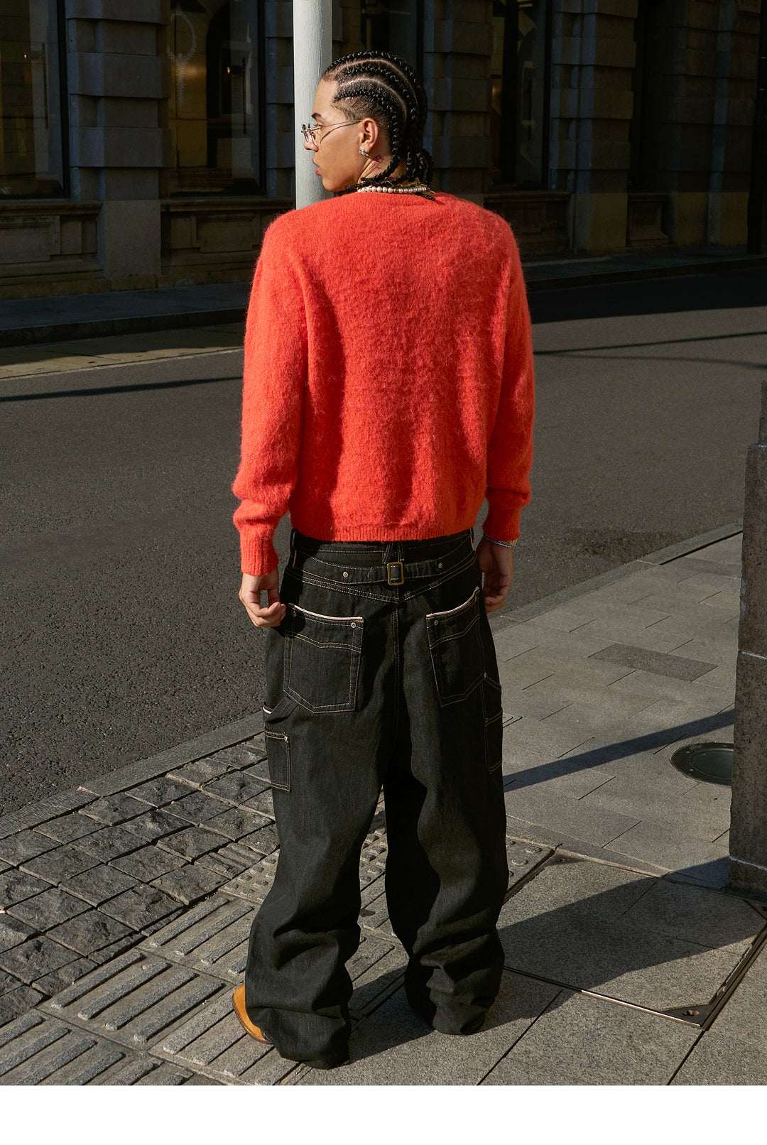 STEEPC Wool Blend Heart Patch Knit Sweater | Face 3 Face