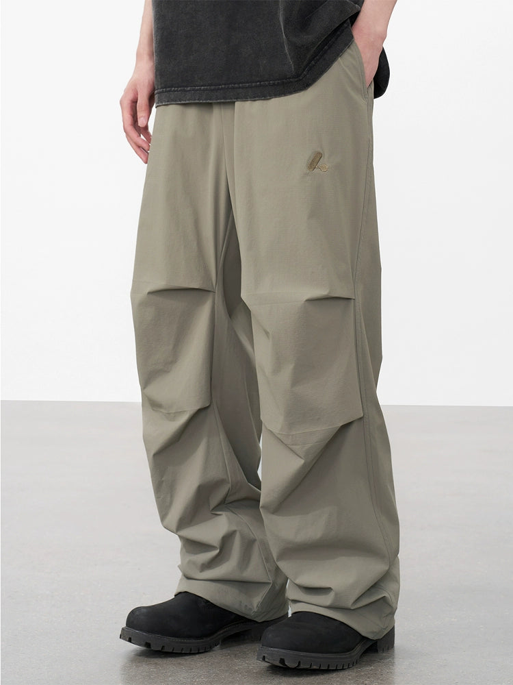 AFGK Nylon Pleated Work Pants | Face 3 Face