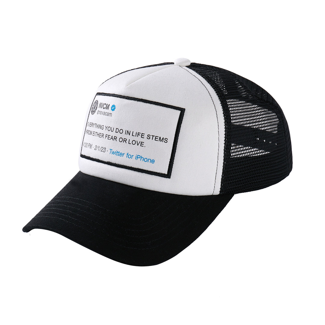 NOVACAM Message Patch Trucker Hat | Face 3 Face
