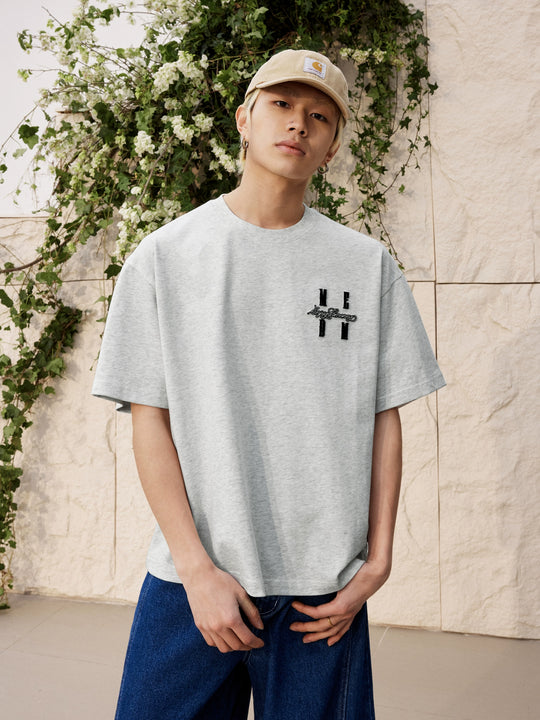 MEDM One Point 3D Fuzzy Embroidered Logo Tee | Face 3 Face