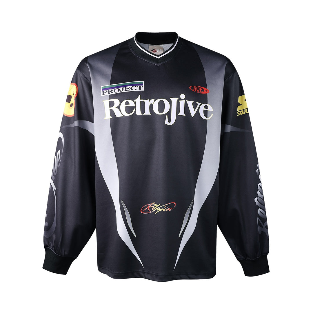 Retro Project Long Sleeve Racing Soccer Jersey Tee | Face 3 Face