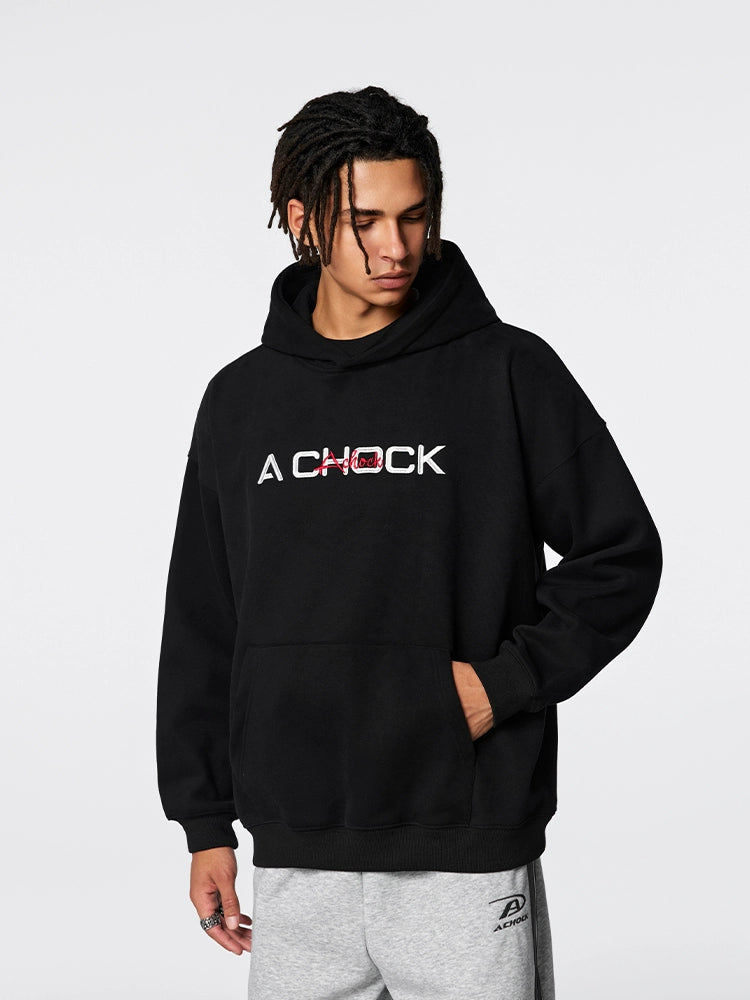 Achock Logo Floral Embroidered Hoodie | Face 3 Face