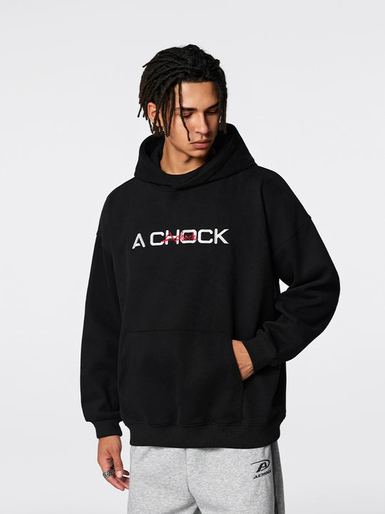 Achock Logo Floral Embroidered Hoodie | Face 3 Face