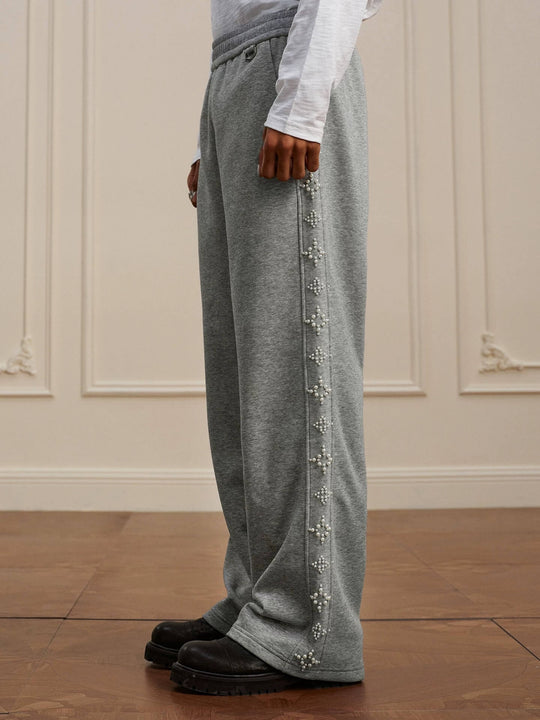 YADcrew Cross Track Pearl Sweatpants | Face 3 Face