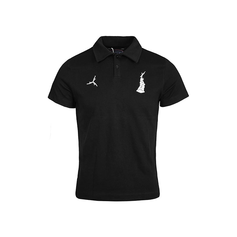 TGFCLUB Statue of Liberty Embroidery Slim Fit Polo | Face 3 Face