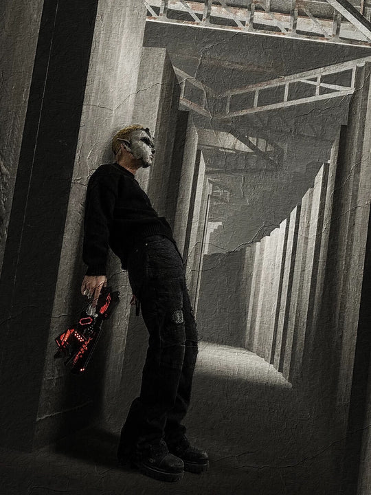 UNDERWATER Ribbon Tape Distressed Knit Sweater | Face 3 Face