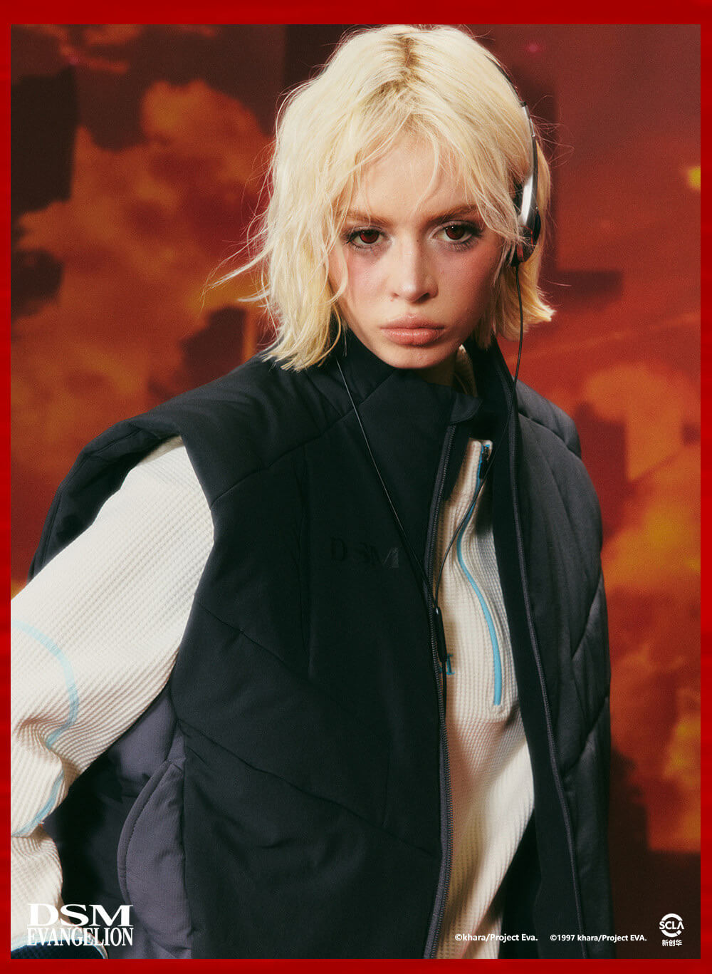 DSM x EVA Plugsuit Inspired Utility Vest | Face 3 Face