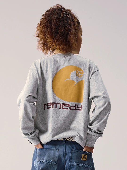 Remedy Biceps Inspired Print Long Sleeve Tee | Face 3 Face