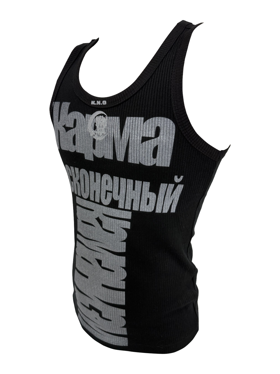 KARMANISTIC Logo Print Slim Tank Top | Face 3 Face