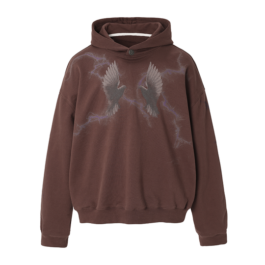 JHYQ Thunder Bird Printed Hoodie