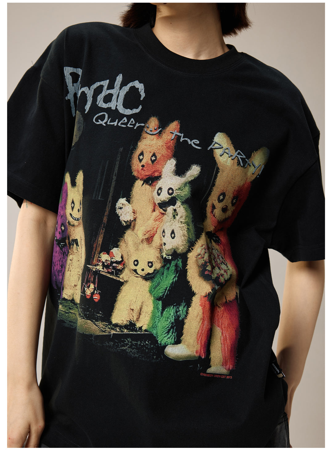 Remedy Rabbit Party Print Tee | Face 3 Face