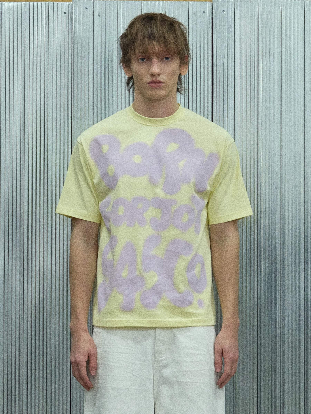 S45 Graffiti Letter Print Short Sleeve Tee | Face 3 Face