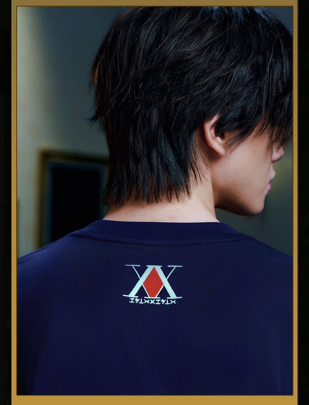 MEDM × HUNTER×HUNTER Character Embroidered Patch Long Sleeve Tee | Face 3 Face