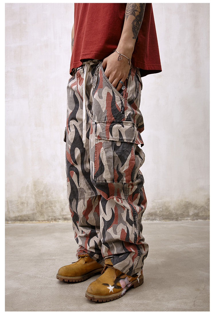 Remedy Flame Camouflage Work Cargo Pants | Face 3 Face