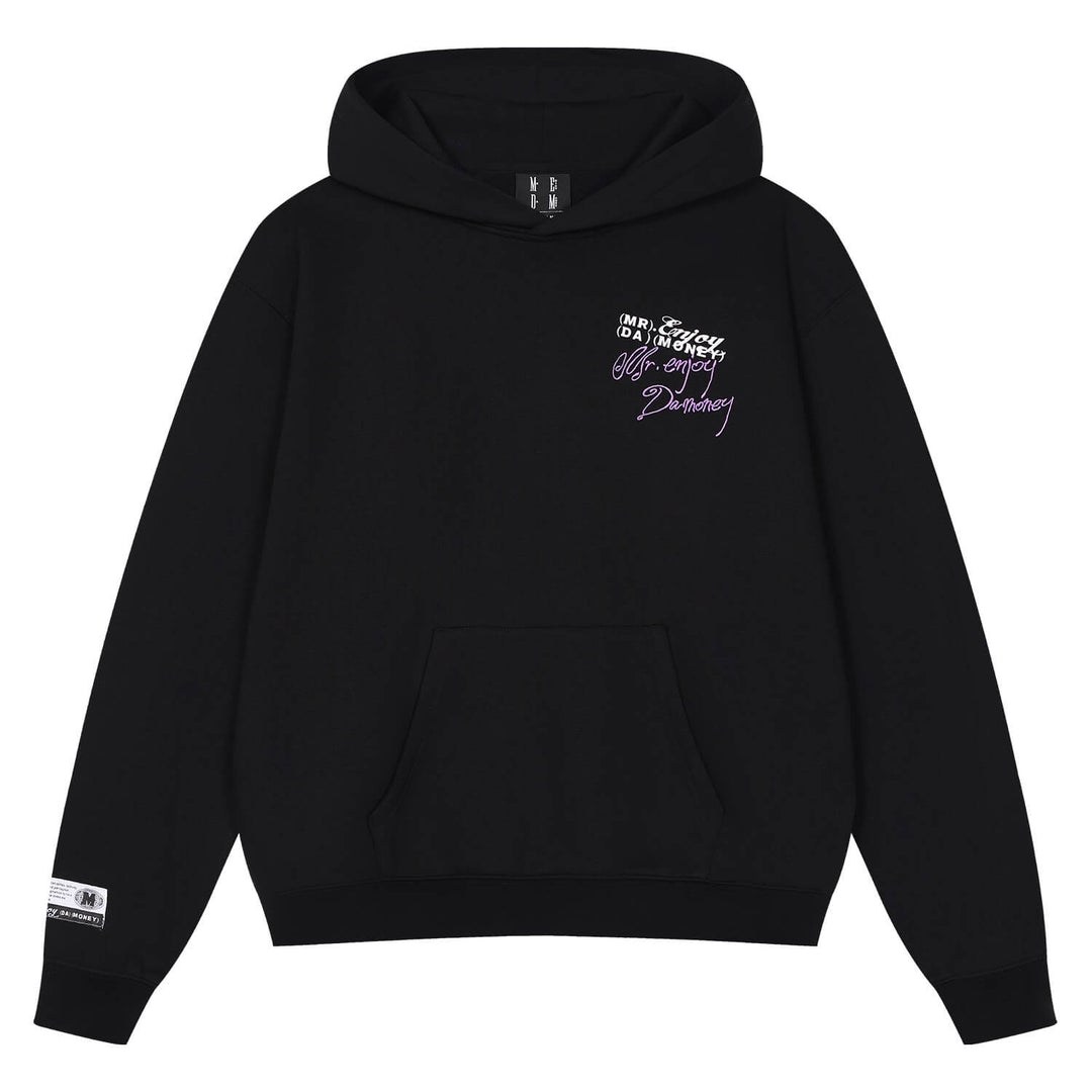MEDM Handwritten Logo Print Hoodie | Face 3 Face