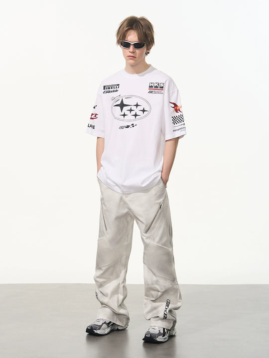 Harsh and Cruel Race Car Printed Tee