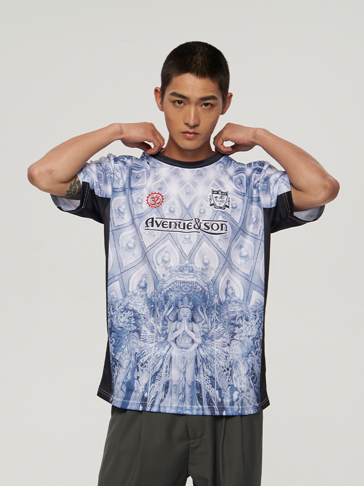 AVENUE & SON Thousand-Armed Avalokiteshvara Soccer Jersey | Face 3 Face