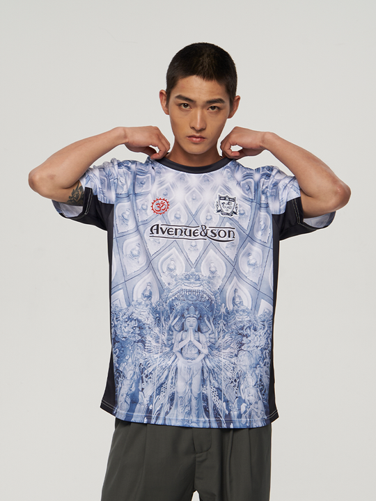 AVENUE & SON Thousand-Armed Avalokiteshvara Soccer Jersey | Face 3 Face