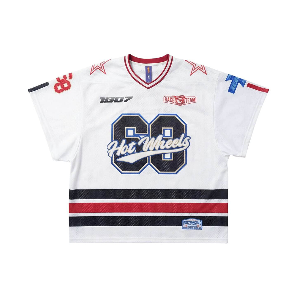 1807 Hot Wheels Racing Mesh Short Sleeve Hockey Jersey | Face 3 Face