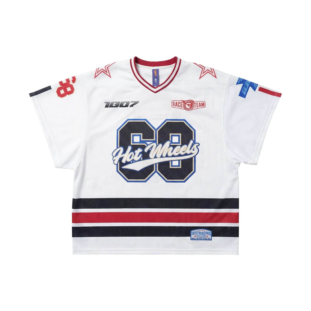 1807 Hot Wheels Racing Mesh Short Sleeve Hockey Jersey | Face 3 Face