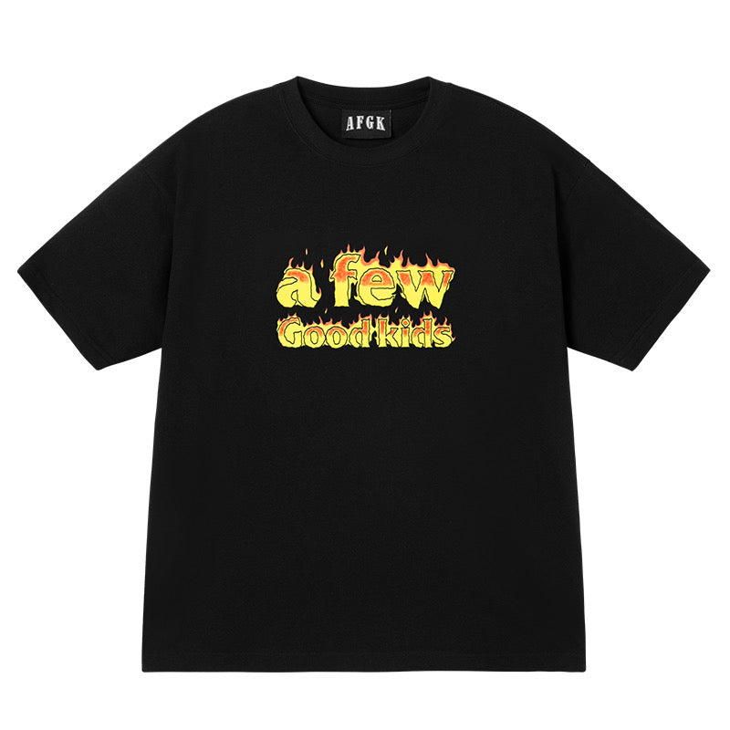 AFGK Hot Love Flame Logo Printing Tee