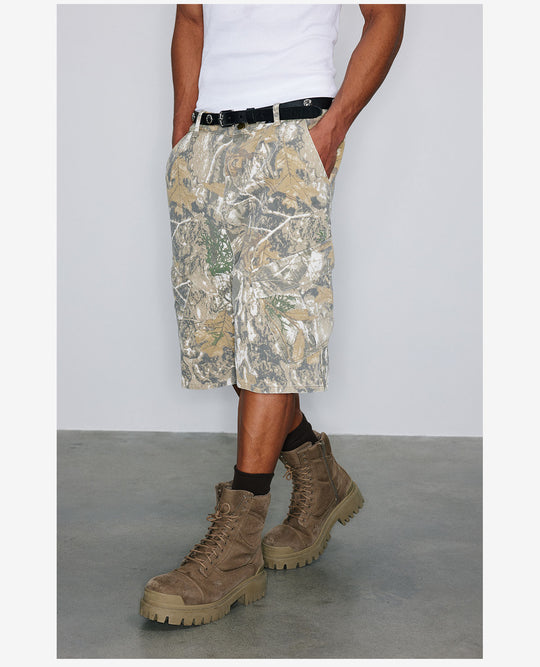 NOVACAM Tree Camouflage Work Baggy Shorts | Face 3 Face