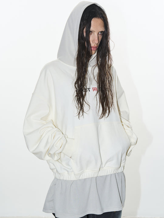 BLIND NO PLAN Layered Design Printed Hoodie | Face 3 Face