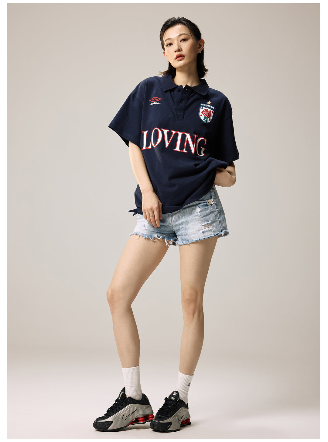 Remedy LOVING Foam Print Polo Shirt | Face 3 Face