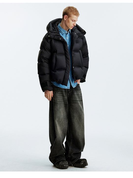 MEDM Ultralight High Gram Weight Hooded Down Jacket | Face 3 Face