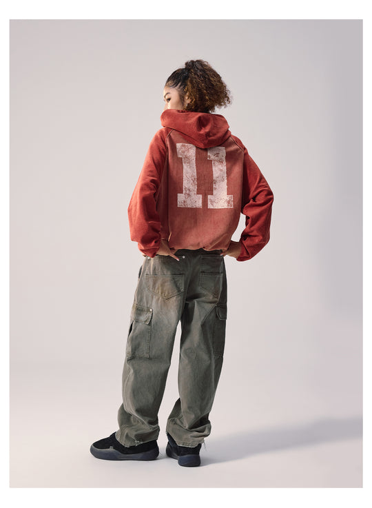 Remedy Washed Reversible Raglan Hoodie | Face 3 Face