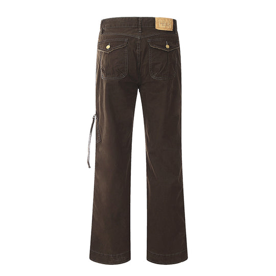 F3F Select Washed Raw Edge Work Pants