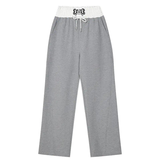 MEDM Color Block Waistband Sweatpants | Face 3 Face