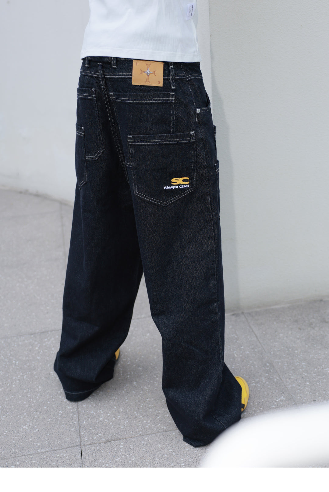 STEEPC Double Waist Structured Multi Pocket Jeans | Face 3 Face