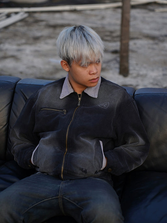 TGFCLUB Washed Detroit Work Jacket | Face 3 Face