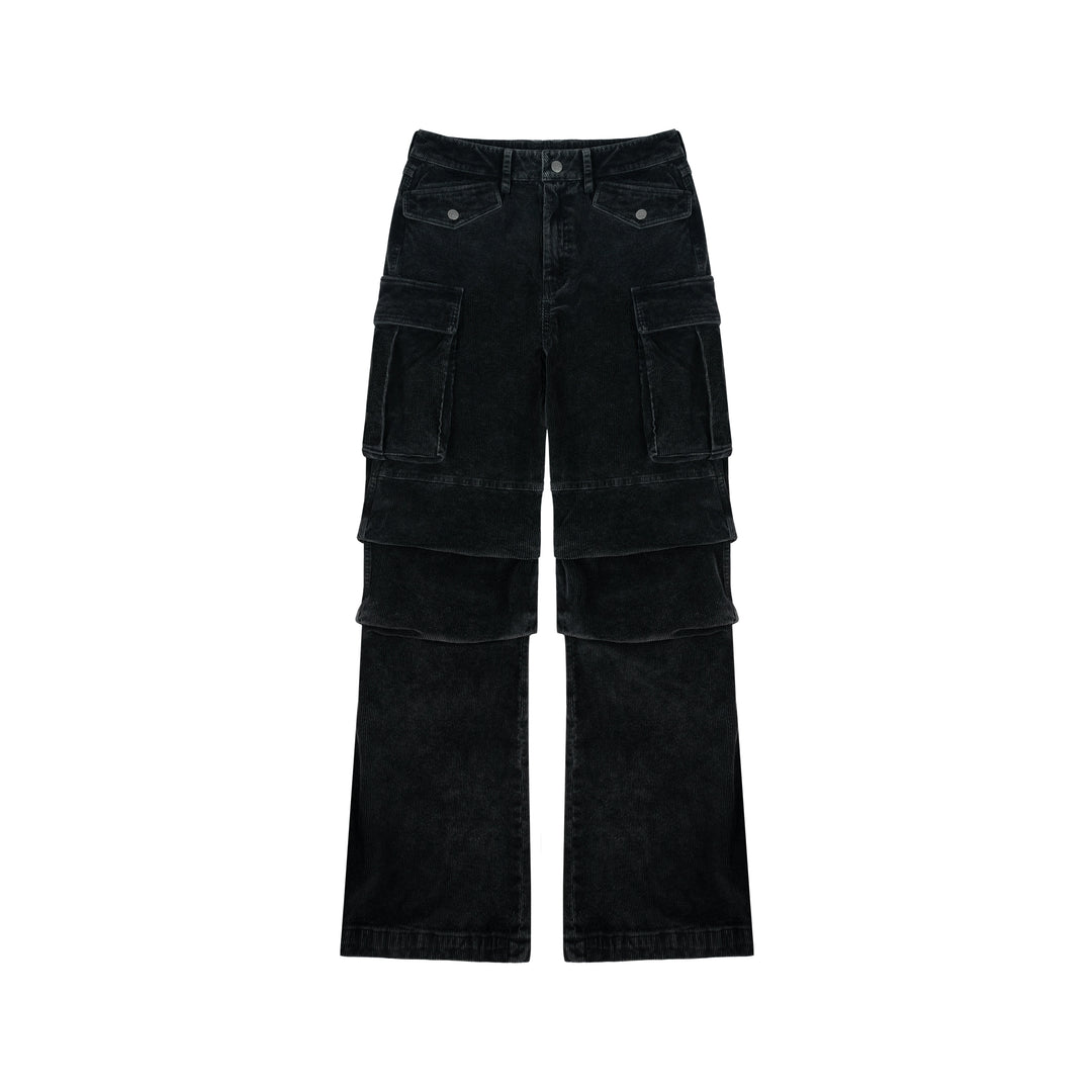 ANTIDOTE Heavy Wash Corduroy Multi Pocket Cargo Pants | Face 3 Face