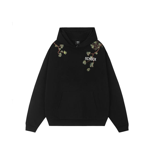 Achock Pine Tree Heavy Embroidery Hoodie | Face 3 Face