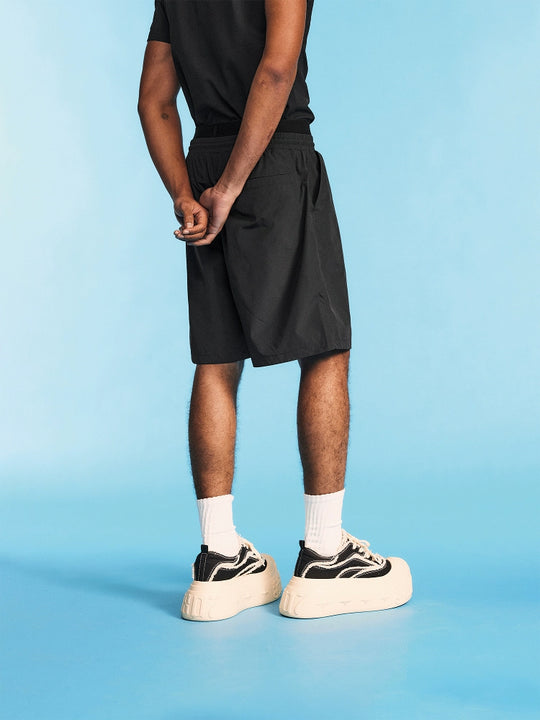 1807 Double Waist Layer Track Shorts | Face 3 Face