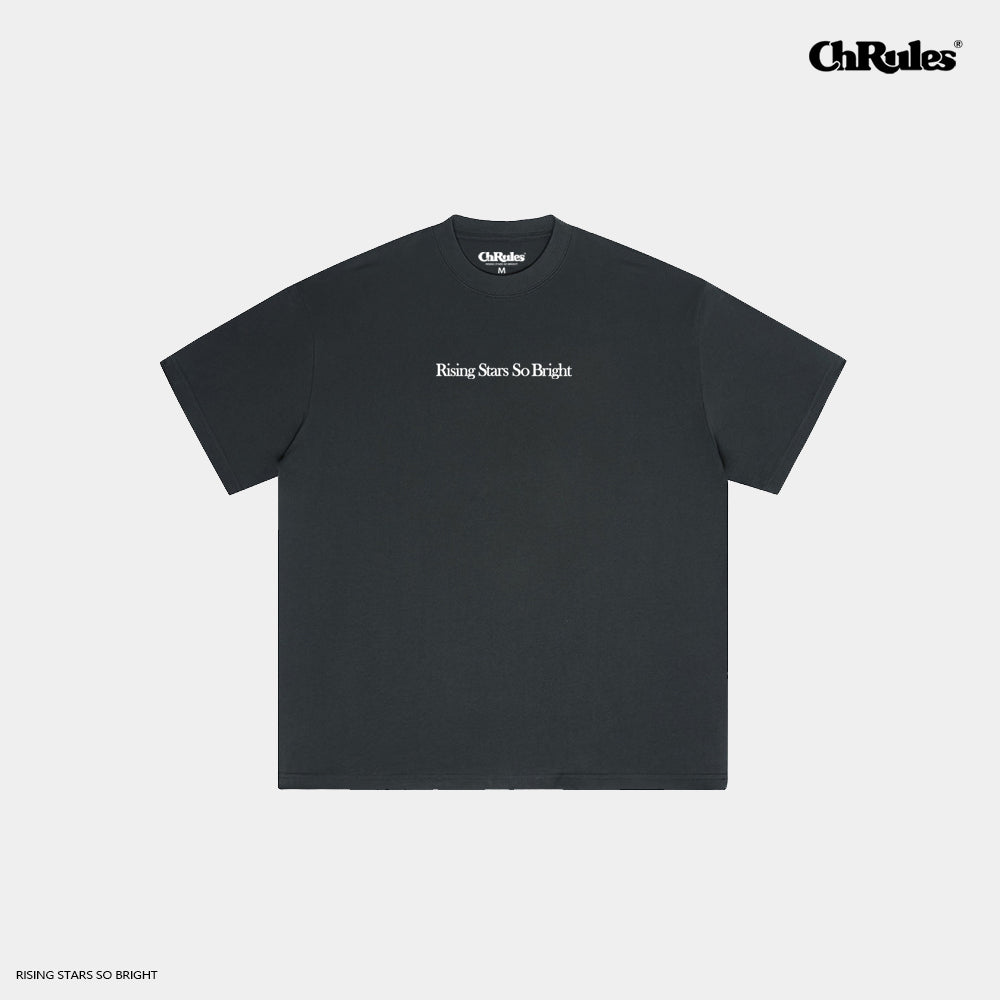 Cashrules / CHRULES Basic Letter Daily Slogan Logo Tee | Face 3 Face
