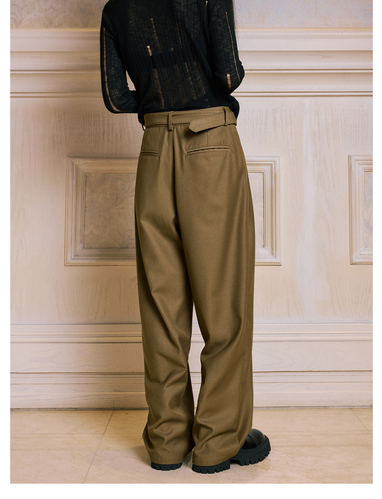 MEDM M-Shaped Belt Loop Suit Pants | Face 3 Face