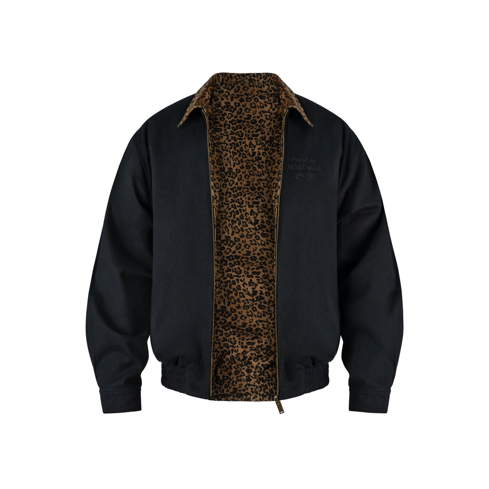 ANTIDOTE Leopard Reversible Detroit Jacket | Face 3 Face