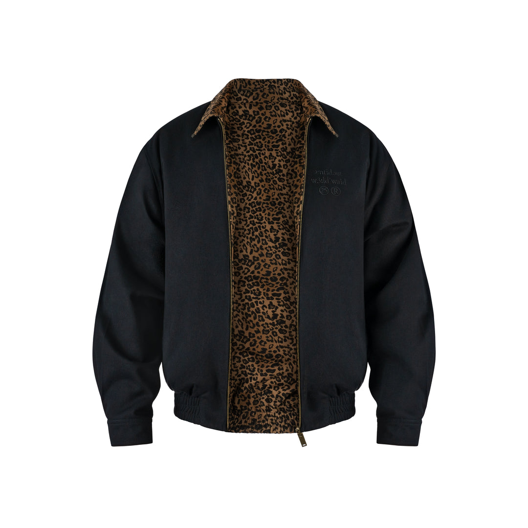 ANTIDOTE Leopard Reversible Detroit Jacket | Face 3 Face