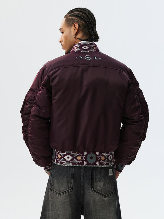 MEDM Ethnic Trim MA-1 Bomber Jacket | Face 3 Face